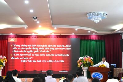 Tập huấn nghiệp vụ cho đội ngũ giảng viên kiêm nhiệm khu vực phía Nam