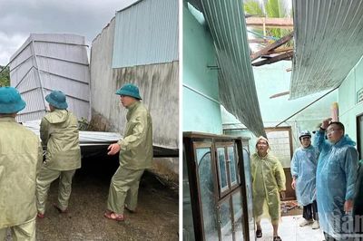 Lâm Đồng: Lốc xoáy làm hàng chục ngôi nhà bị tốc mái tại Bảo Lộc