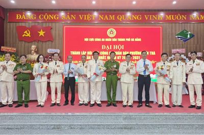 Ra mắt Hội Cựu Công an nhân dân phường Sơn Trà nhiệm kỳ 2026 - 2031