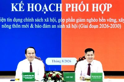 Tiếp tục phối hợp chặt chẽ với NHCSXH thực hiện mục tiêu giảm nghèo, bảo đảm an sinh xã hội