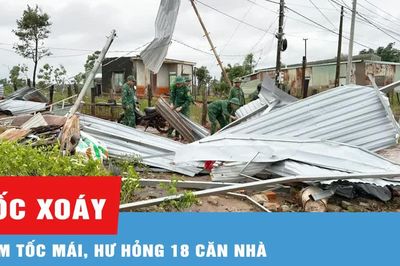 Gia Lai: Mưa lớn kèm lốc xoáy làm tốc mái, hư hỏng 18 căn nhà