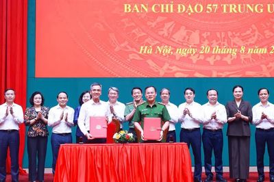 Bộ Công an tiếp nhận Cơ quan Thường trực Ban Chỉ đạo 57 Trung ương