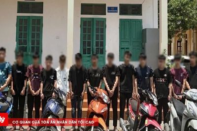 Khởi tố 16 thanh, thiếu niên gây rối trật tự công cộng
