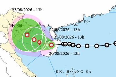 Áp thấp nhiệt đới sắp vào Vịnh Bắc Bộ, khả năng mạnh lên thành bão số 4
