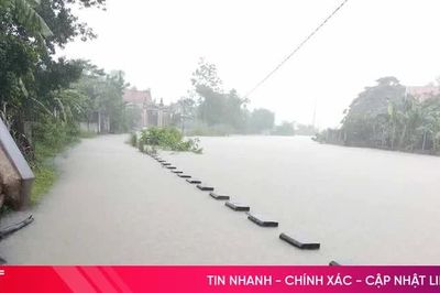 Cảnh báo các khu vực có nguy cơ ngập lụt do mưa lớn ở Hà Tĩnh