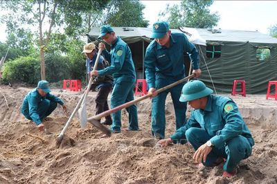 Tổ chức tìm kiếm, quy tập hài cốt liệt sĩ tại khu vực Gò Tràm, Quảng Ngãi