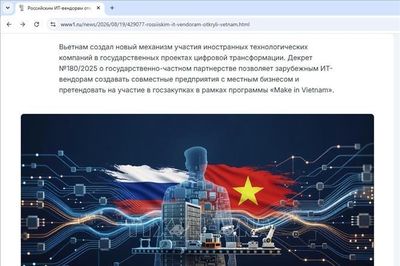 Cơ hội cho doanh nghiệp Nga gia nhập thị trường chuyển đổi số của Việt Nam