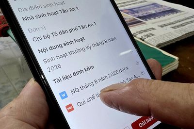 Xây dựng chi bộ tổ dân phố kiểu mẫu ở phường An Khê