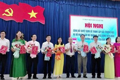 Xã Gò Nổi sáp nhập 9 trường học thành 4 trường công lập mới