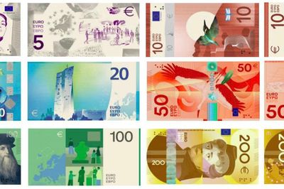 Ngân hàng Trung ương châu Âu công bố thiết kế tiền giấy Euro mới