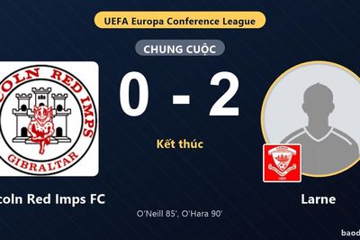 Gục ngã ở phút cuối, Lincoln Red Imps FC bị loại, Larne đoạt vé đi tiếp
