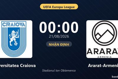 Nhận định Universitatea Craiova vs Ararat-Armenia: đội hình dự kiến