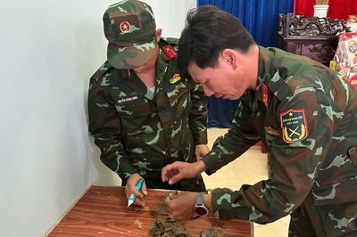 Phát hiện, quy tập 1 hài cốt liệt sĩ tại buôn Ma Giai