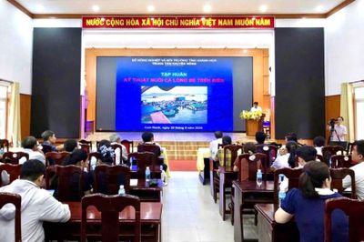 Tập huấn kỹ thuật nuôi cá lồng bè trên biển cho 30 hộ dân tại khu vực Cam Ranh