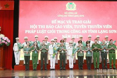 Công an tỉnh tổ chức Vòng thi chung khảo Hội thi báo cáo viên, tuyên truyền viên pháp luật giỏi