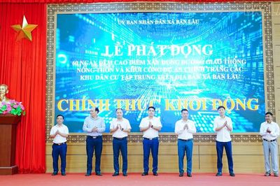 Bản Lầu: Phát động 60 ngày cao điểm làm đường giao thông và chỉnh trang khu dân cư