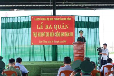Biên phòng Lâm Đồng ra quân cao điểm chống khai thác IUU