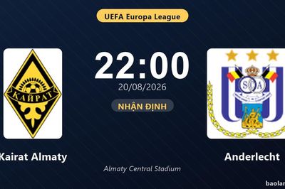 Nhận định Kairat Almaty vs Anderlecht: đội hình dự kiến