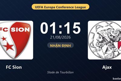 Nhận định FC Sion vs Ajax: đội hình dự kiến