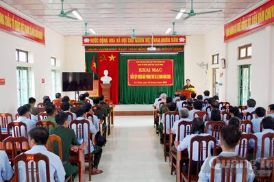 Khai mạc diễn tập chiến đấu phòng thủ xã Lệ Ninh năm 2026