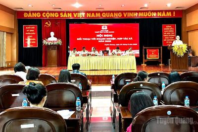 Thuế tỉnh đối thoại, tháo gỡ vướng mắc cho doanh nghiệp, Hợp tác xã