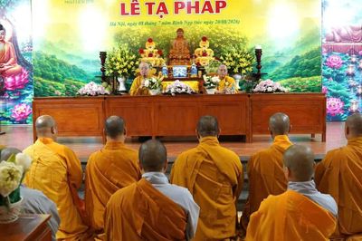 Hà Nội: Tăng Ni trường hạ tùng lâm Quán Sứ tạ pháp khóa An cư kiết hạ Phật lịch 2570