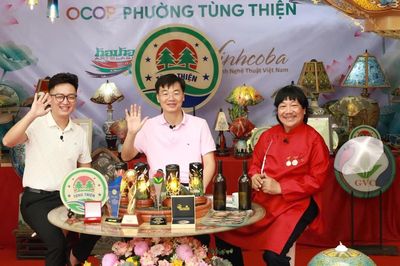 Chủ tịch xã, phường lên sóng quảng bá sản phẩm OCOP