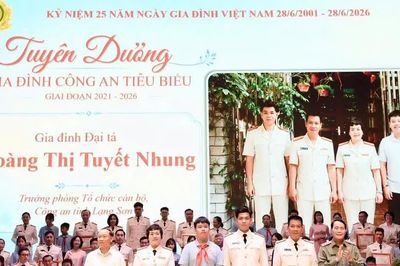 Gia đình Công an tiêu biểu nơi biên cương xứ Lạng