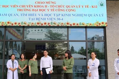 Cục Khám, chữa bệnh - Bộ Y tế thăm, làm việc với Bệnh viện 30-4