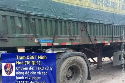 Xử lý xe đầu kéo chở hàng hóa vượt tải trọng cho phép 19%