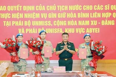 Thêm 3 sĩ quan thực hiện nhiệm vụ gìn giữ hòa bình LHQ