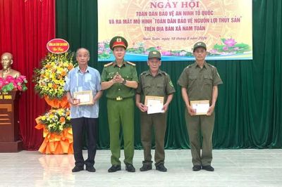 Xã Đàm Thủy và Nam Tuấn tổ chức Ngày hội Toàn dân bảo vệ an ninh Tổ quốc