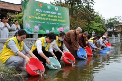 Tăng cường tuyên truyền, hướng dẫn phóng sinh đúng quy định, góp phần bảo vệ đa dạng sinh học