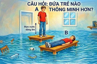 Câu đố IQ cực khó: Trẻ nào thông minh hơn?