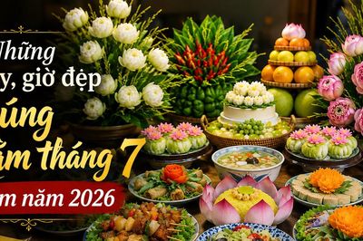 Những ngày, giờ đẹp cúng Rằm tháng 7 sớm năm 2026 phù hợp với từng con giáp