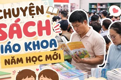 Phụ huynh đội nắng, vượt đường xa tìm mua sách giáo khoa cho con