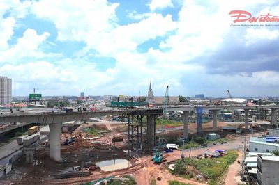 Hiện trạng nút giao Tân Vạn quy mô 3 tầng trên tuyến Vành đai 3 TPHCM