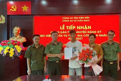 Tuổi trẻ vùng cao Điện Biên tình nguyện thực hiện nghĩa vụ Công an nhân dân