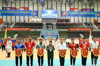 Khai mạc Giải Bóng chuyền Quân đội các nước ASEAN mở rộng năm 2026