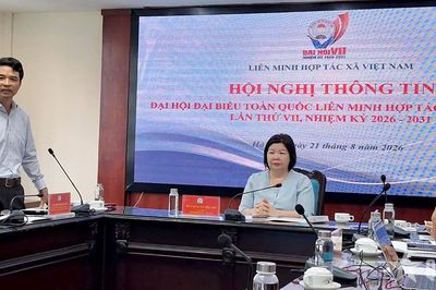 Đại hội đại biểu toàn quốc Liên minh Hợp tác xã Việt Nam lần thứ VII diễn ra ngày 24 và 25-8