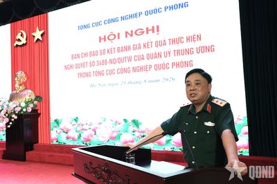 Tổng cục Công nghiệp quốc phòng tạo chuyển biến mạnh mẽ trong thực hiện Nghị quyết số 3488