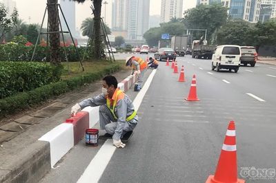 Quốc khánh 2/9, ra quân chỉnh trang hạ tầng giao thông Thủ đô