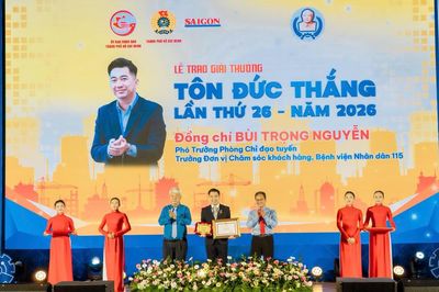 Giải thưởng Tôn Đức Thắng năm 2026: Bệnh viện Nhân dân 115 được vinh danh với sáng tạo xe lăn điều khiển bằng mắt