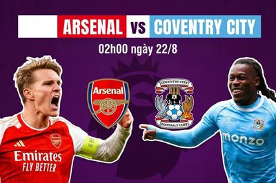 Nhận định Arsenal vs Coventry City, 02h00 ngày 22/8: Chờ chiến thắng mở màn của nhà vô địch