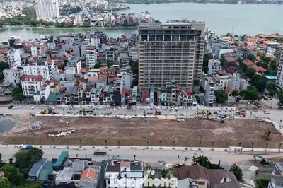 Tuyến đường trục cảnh quan, công viên văn hóa tâm linh ven Hồ Tây gấp rút về đích