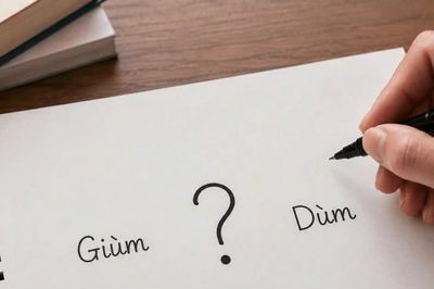 Giùm hay dùm: Từ nào viết đúng chính tả tiếng Việt?