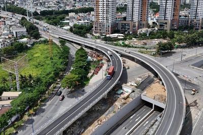 Nút giao An Phú thông thêm nhánh cầu, luồng xe ra vào Cát Lái thoát cảnh ùn tắc