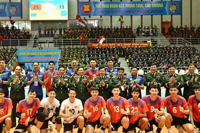 Khai mạc giải bóng chuyền Quân đội các nước ASEAN mở rộng 2026