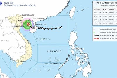 Áp thấp nhiệt đới trên Vịnh Bắc Bộ gây gió mạnh, có khả năng mạnh lên thành bão