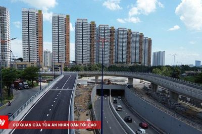 Nút giao hiện đại nhất TP.HCM thông xe thêm 2 nhánh cầu